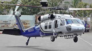 Awesome Sikorsky S70 Blackhawk landing at HAI Heli Expo  helicopter [upl. by Cully625]