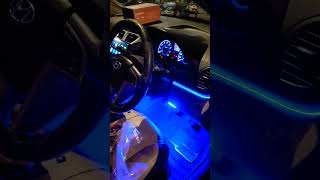 Verna furdi ambient light 4k installation kurla sms car accessories 8291537783 [upl. by Dex]