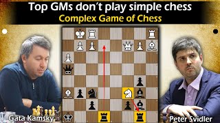 Top GMs don’t play simple chess  Kamsky vs Svidler 2011 [upl. by Auria766]