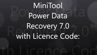 MiniTool Power Data Recovery 7 0 [upl. by Nibaj156]