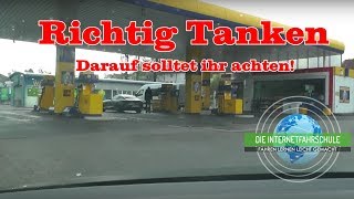 Tanken Teil 1  Das erste mal selber Tanken  Tankstelle  Fahrstunde  Führerschein [upl. by Htenaj765]