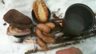 Traditional Finnish Woodsman Food [upl. by Downing]