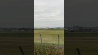 Loganair E145 departure shorts aviation loganair edinburgh planespotting [upl. by Robers]