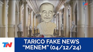 TARICO FAKE NEWS “EL BUSTO DE MENEM” en “El Pase” [upl. by Hedvige]