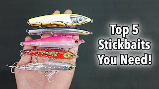 The Top 5 Stickbaits YOU NEED to know about [upl. by Nosreve]