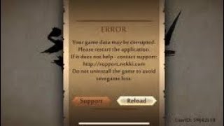 Shadow fight 2  how to fix reload problem  how to fix corrupted data  Vg shadow gaming [upl. by Asiole]