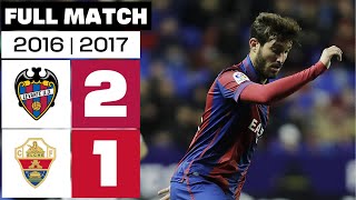 Levante UD  Elche CF 21 20162017 PARTIDO COMPLETO [upl. by Nyltiac]