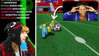 IShowSpeed Vs Kreekcraft I Roblox [upl. by Nikos]