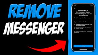 How To Remove Facebook Messenger From Instagram 📸 Unlink Instagram From Facebook [upl. by Tommie]