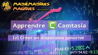 Apprendre Camtasia 🛩️ 2 Créer un diaporama sonorisé [upl. by Hakim830]