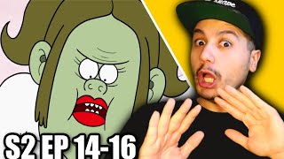 Regular Show S2 Ep 1416 REACTION MUSCLES MANS GF STARLA 🤮 [upl. by Hardej]