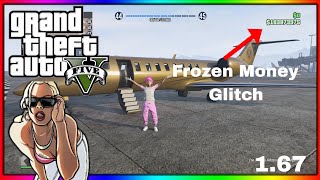 Gta 5 frozen money glitch  new method  167 [upl. by Graaf]