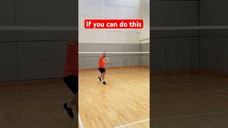 Try out this singles return of serve 🏸 [upl. by Gannes]