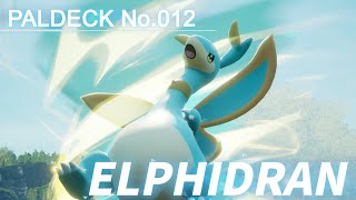 Paldeck  No012 ELPHIDRAN  Palworld  Gameplay  Pocketpair [upl. by Rurik29]