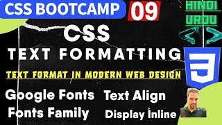 9 CSS Text Formatting  What are the 8 CSS text properties  skillsepisode csscourse html5css3 [upl. by Cinelli]