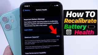 How to Use Apple’s Battery Health Recalibrating Tool For iPhone  Everything You Need To Know [upl. by Petrine713]