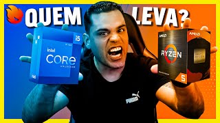 COMPARATIVO Core i5 12600K VS Ryzen 5 5600X Qual o Melhor [upl. by Nylahs]