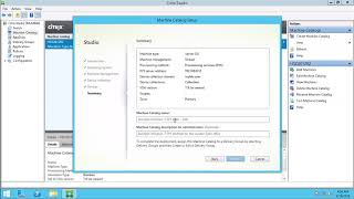 14XenDesktop715 Creating Machine Catalog [upl. by Aihsitan]