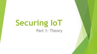 IoT Device Security Risks amp Mitigation Strategies  Part 1 of 3 [upl. by Dutchman903]