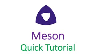 Meson Quick Tutorial [upl. by Bracci]