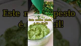 O MELHOR MOLHO PESTO DA SUA VIDA 💚 [upl. by Rausch433]