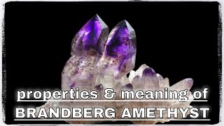 Brandberg Amethyst Meaning Benefits and Spiritual Properties [upl. by Gower]