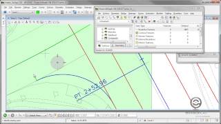 InRoads V8i SS2 Feature Editing  Radius Returns [upl. by Cerracchio]