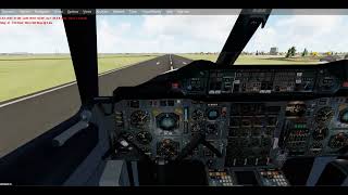 P3D V6 British Airways AerospatialeBAC Concorde Landing at New York Cockpit View 27092023 [upl. by Kemble769]