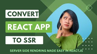 How To SSR Any React App In 7 Minutes Server Side Rendering Made Easy [upl. by Kjersti946]