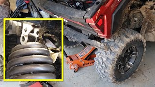 2022 Polaris Northstar moving shocks to inside hole Softer ride Less ground clearance [upl. by Katee]