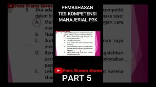 tes p3k manajerial pppk pembahasan [upl. by Eixam644]