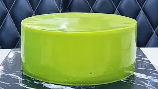 Pandan Layer Cake Recipe 斑斓分层蛋糕，斑斓咖椰果冻蛋糕食谱Pandan Kaya Jelly Cake [upl. by Sum205]