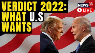 US Midterm Elections 2022 Results Live  America Votes To Decide Who Control Congress  News18 Live [upl. by Llert131]