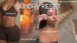 SUNDAY RESET VLOG  full body pamper routine  preparing for the week  cleaning my space [upl. by Anastasia]