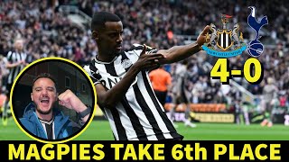 Toon DESTROY Spurs AGAIN Newcastle 40 Tottenham  Match Reaction [upl. by Oiratnom]