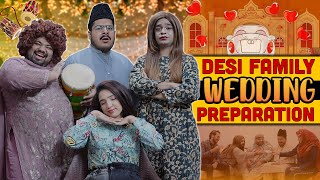 Desi Family amp Wedding Preparation  Unique MicroFilms  Comedy Skit  UMF [upl. by Rdnaskela884]