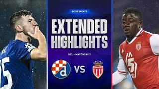 Dinamo Zagreb vs Monaco Extended Highlights  UCL League Phase MD 2  CBS Sports Golazo [upl. by Maxfield123]