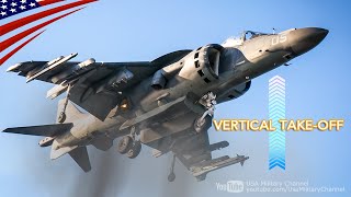 Legendary Harrier Jet – AV8B performs Vertical Takeoff and Landing [upl. by Carmencita]