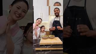 Cooking with Michael B Jordan Kimono Mom [upl. by Llenrup]