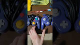 gamecube controller plastic comparison gamecube nintendo games videogames controller cleaning [upl. by Bakeman159]