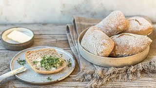 Backen mit Christina Schnelle DinkelRoggenWeckerl [upl. by Tifanie173]