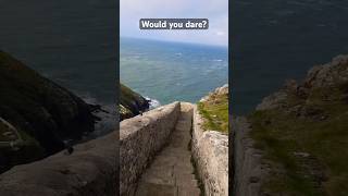 Looks Scary from Top 😱 Historical Landmark in Wales 🏴󠁧󠁢󠁷󠁬󠁳󠁿 shorts [upl. by Camilia]