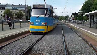 Führerstandsmitfahrt CVAG Linie 6 AltchemnitzHauptbahnhof am 23062017 [upl. by Kubetz]