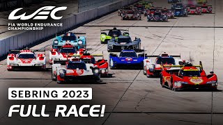 Full Race I 2023 1000 Miles of Sebring I FIA WEC [upl. by Ahseinet655]