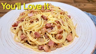 Fast And Easy Spaghetti Recipe That Youll Make Often And Love [upl. by Ispep]