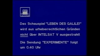 Zapping Berliner Kabelfernsehen  vom 13091987 [upl. by Gillmore34]