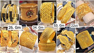 Fancy Bangles Gold Bangles Designs Weight And Price Gold Bangles Designs Gold Bangles bangles 69 [upl. by Eisiam909]