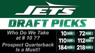 Jets 2024 PreDraft Analysis Quarterback is a Must [upl. by Odeen]