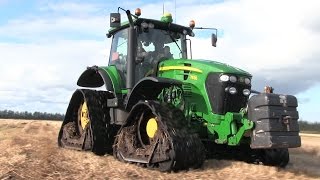 Amazing John Deere 7830 With Tracks  Driving Around  A Day In Real Life 14 [upl. by Ordway]