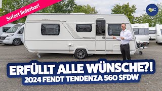 SUPER😍 2024 Fendt Tendenza 560 SFDW  Caravan  Test amp Kaufberatung  Camperland Bong [upl. by Grider]